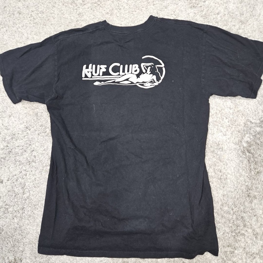 HUF Club Graphic Black Tee